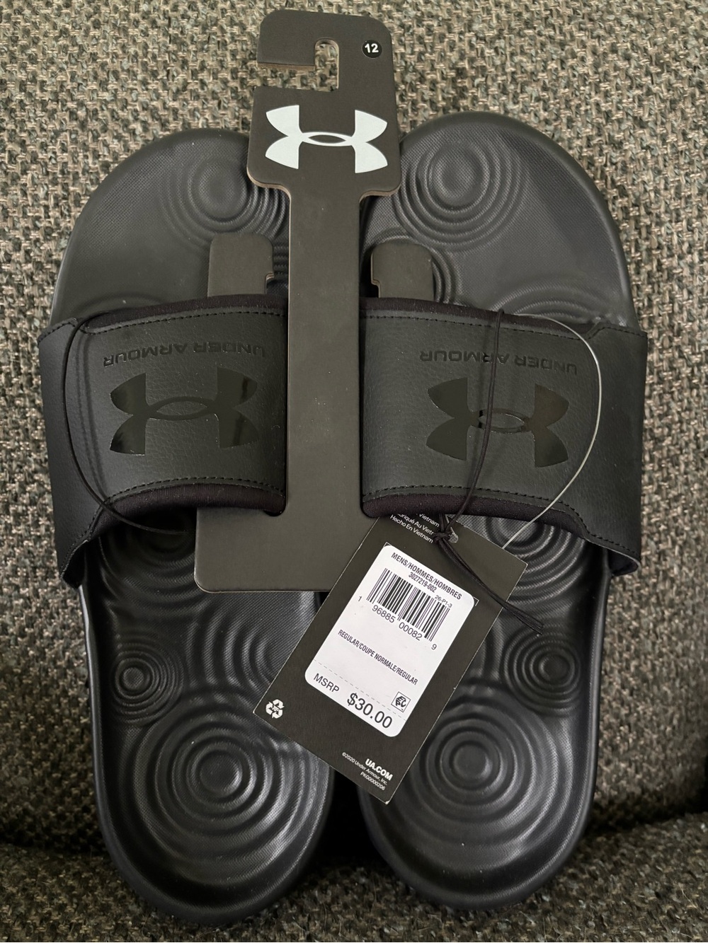 Under Armour Men’s Black Slide Sandals - Picture 3 of 5